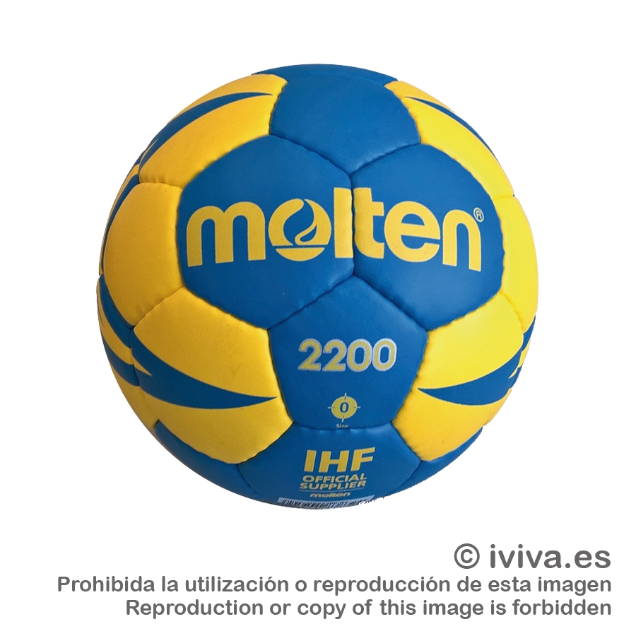 Balón balonmano oficial H0X2200 nº 0. Molten.