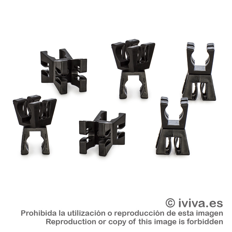 Engarce Para Unir Pica De 25 Mm Y Aro Plano - Negro, Talla M, Unisex Adultos