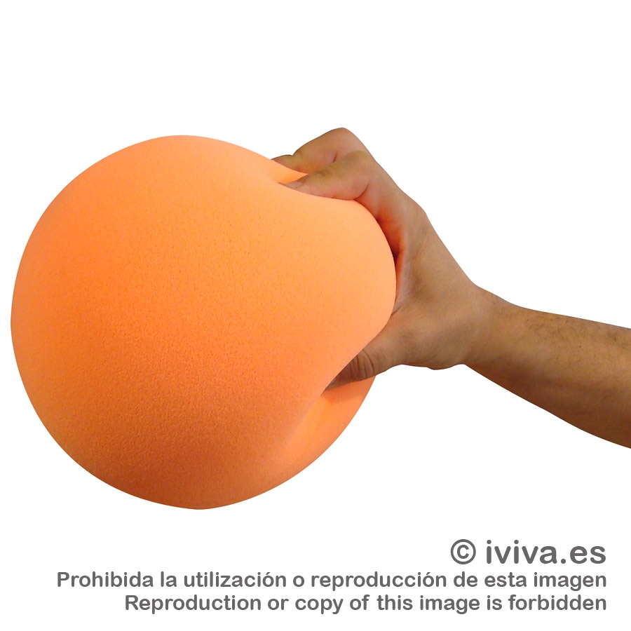 Lote 6 pelotas espuma foam Ø 7 cm.